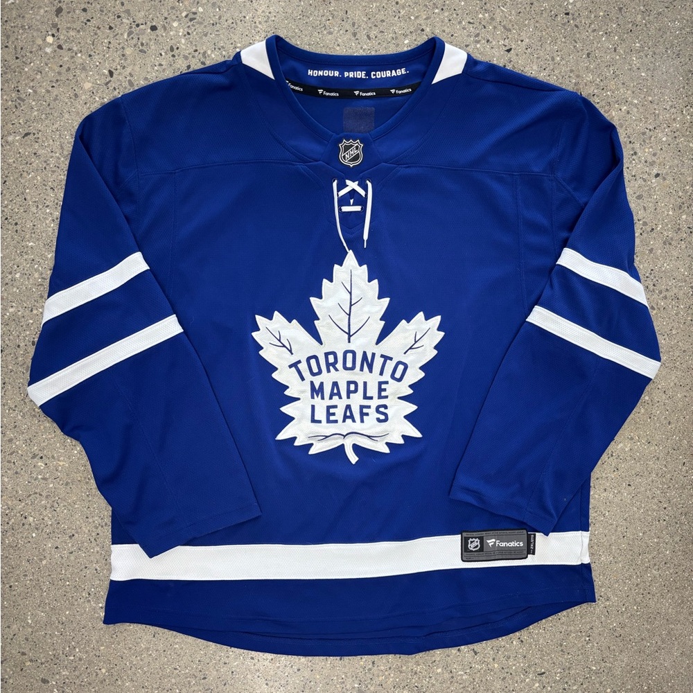 Fanatics Blue Toronto Maple Leafs Jersey